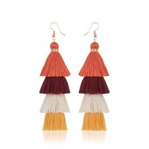 Hot selling jewelry creative new tassel earrings